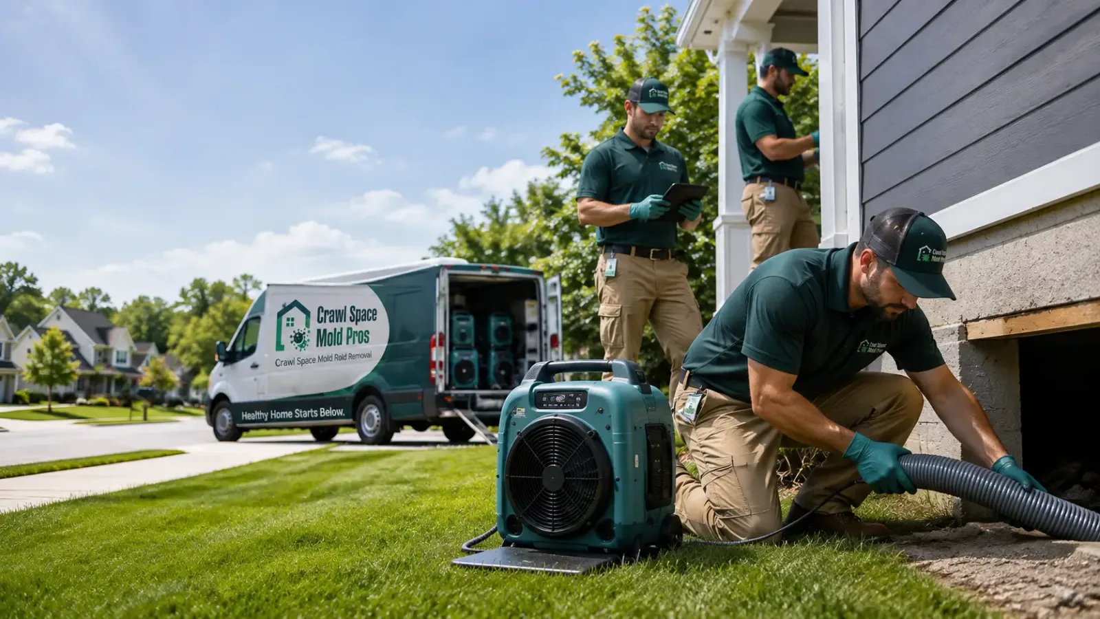Crawl Space Mold Removal in Norwood, MA